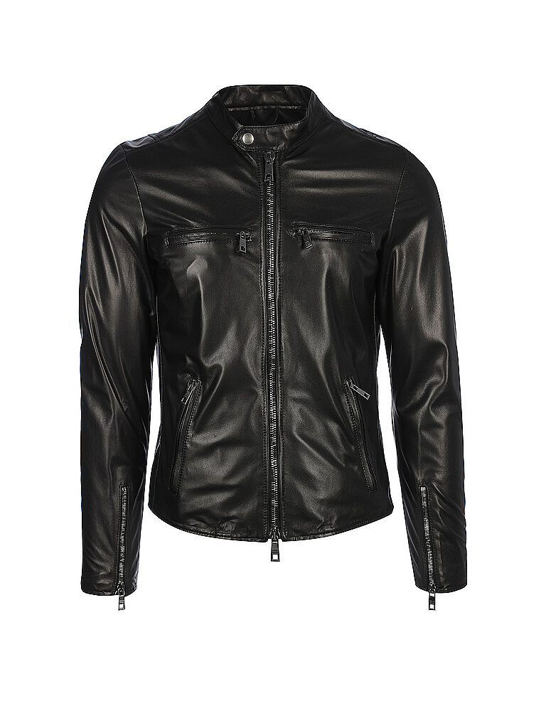 GIORGIO BRATO Lederjacke schwarz | 52